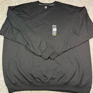 Athletech Men's 3XL Black Crewneck Pullover Sweatshirt Long Sleeve